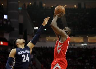 Harden (38) empuja y Houston bate por primera vez a Memphis