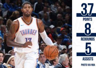 George se exhibe sin Carmelo Anthony: 