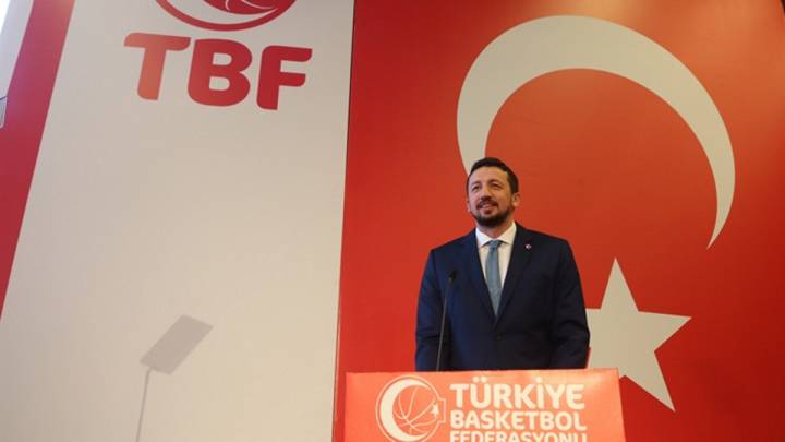 Hedo Turkoglu, presidente de la federación turca de baloncesto.