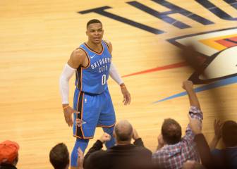¡Qué paliza! Primera victoria de Westbrook contra Kevin Durant