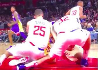 Los Clippers, en vilo: alarmante lesión de Blake Griffin (rodilla)