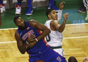 Drummond (26+22) y Harris (31), geniales, asaltan Boston