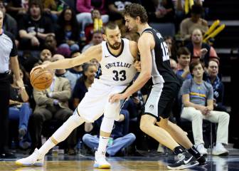 Nuevo duelo entre los Gasol y 10 derrotas seguidas de Memphis