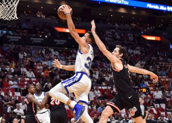 Resúmenes y resultados de la jornada NBA: Curry lidera otro triunfo cómodo de los Warriors