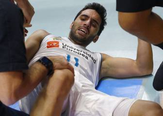 Campazzo, otro lesionado en el Madrid: torcedura de tobillo