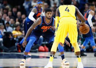 Abucheado, George gana como enemigo público en Indiana...
¡con palmeo clave de Abrines!