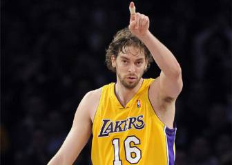 ¿Gasol, el próximo en tener el número retirado en los Lakers?