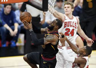 LeBron y los Cavaliers frenan la racha de los Bulls