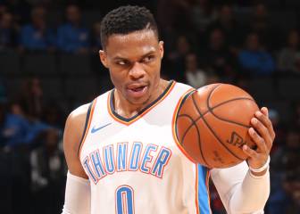 Westbrook (30+7+15) rescata a OKC ante el peor equipo NBA