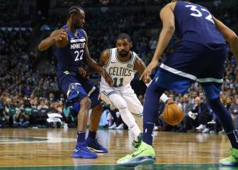 El banquillo, Kyrie y la defensa acaban con Towns (25+23)