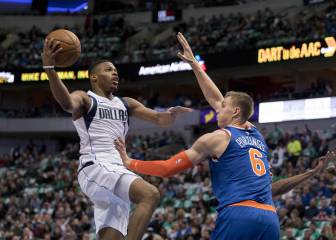 Porzingis (29) recupera su papel ante Dirk; Willy jugó 6 minutos