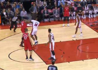 Serge Ibaka y James Johnson, suspendidos con un partido