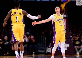 Lonzo Ball e Ingram bailan ante los Spurs y los Lakers sonríen