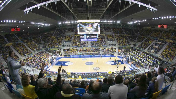 El Gran Canaria Arena. 