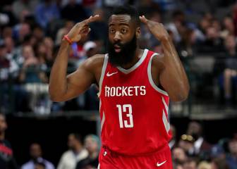 Rockets: 21 triples y 19-0 con el trío Harden-Chris Paul-Capela