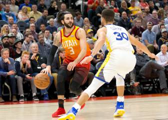 Brillante Ricky Rubio (23+11) y paliza de Utah a los Warriors: 