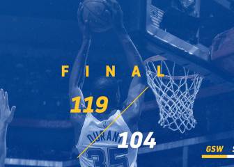 Durant (33) levanta a los Warriors tras la paliza de Utah