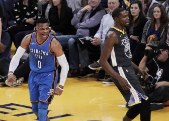 Los Thunder vuelven a arrasar a los Warriors con el dúo Russ-PG
