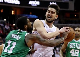 Irving y Brown, al rescate en otro polémico Wizards-Celtics
