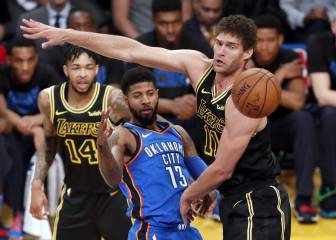 Los Lakers aplastan a OKC y el Staples corteja a Paul George
