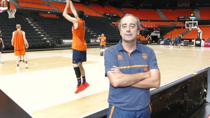 Txus Vidorreta, entrenador del Valencia Basket.