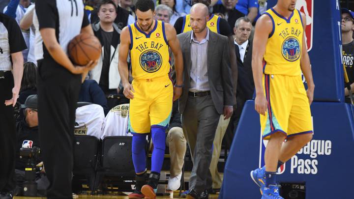 Empleado Reducción motor El tobillo de Curry: la lesión que puede cambiar la temporada - AS.com