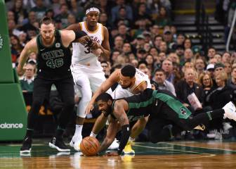 Alarma en los Celtics por problemas de Irving en la rodilla