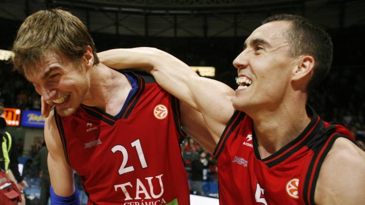 Tiago Splitter y Pablo Prigioni fueron compañeros en el Baskonia. Ya retirados, vuelven a coincidir en los Nets.
