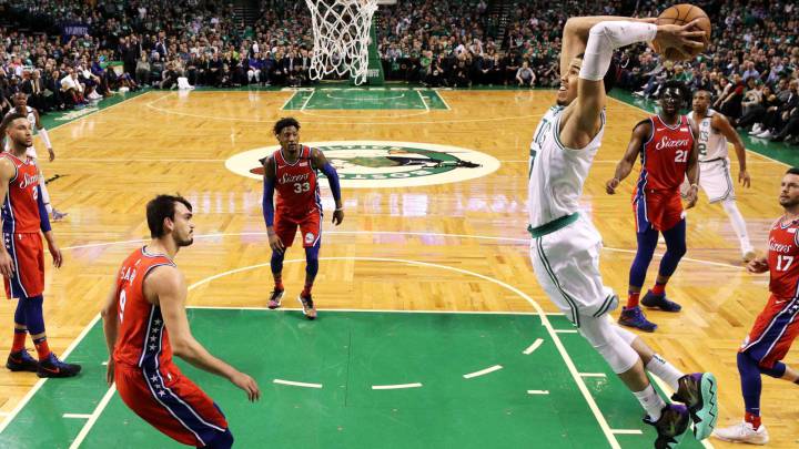 El Garden devora a los Sixers: exhibición de los Celtics y 1-0