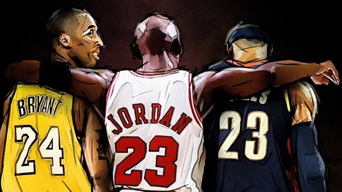 Kobe Bryant Michael Jordan LEBRON