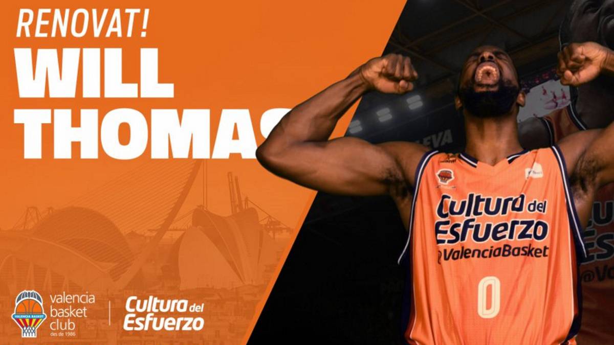 Will Thomas continúa en el Valencia Basket.