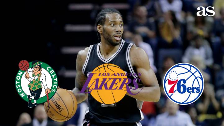 Lo que ofrecen los Lakers, 76ers y Celtics por Kawhi Leonard