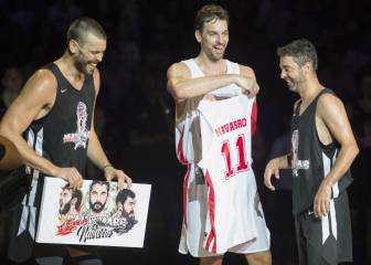 Salto inicial entre los hermanos Gasol por una buena causa