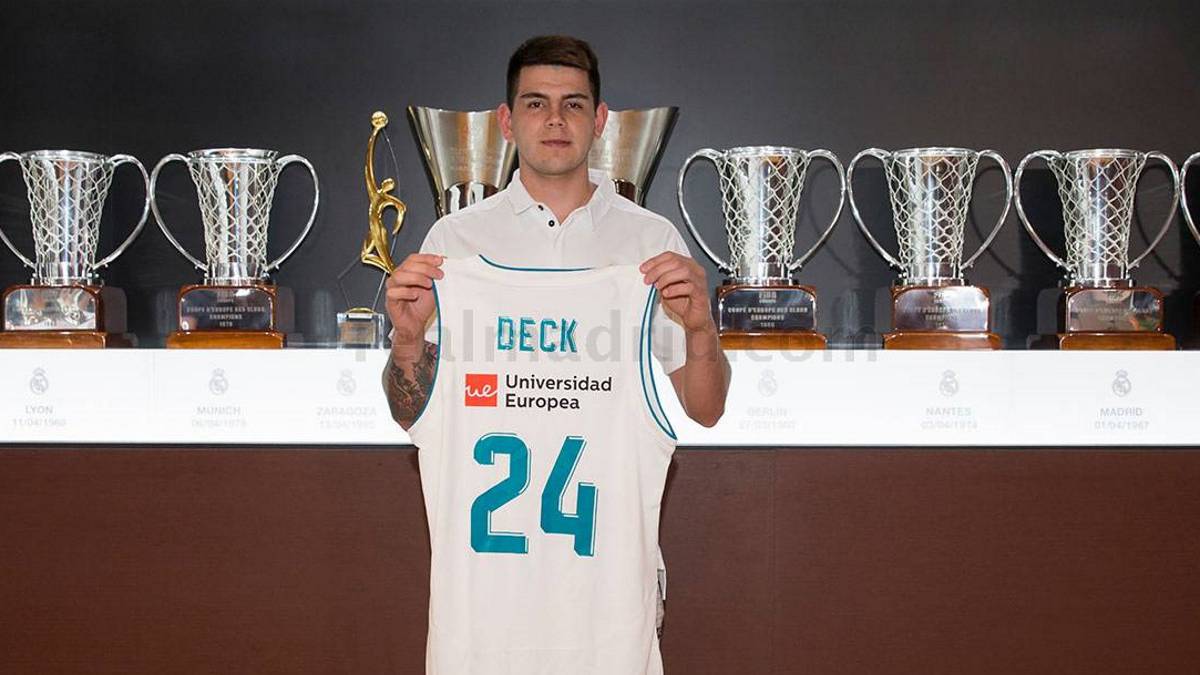 fusión harto Desarrollar Oficial: el Real Madrid anuncia el fichaje de Gabriel Deck - AS.com
