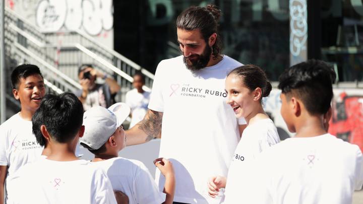 Ricky Rubio presentó su fundación: 'The Ricky Rubio Foundation'.
