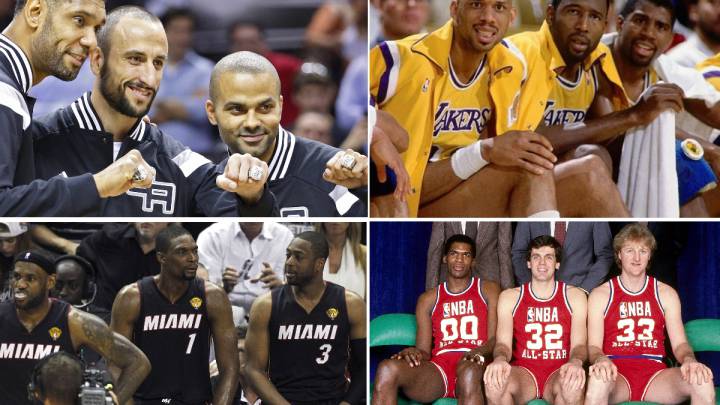Spurs, Celtics, Lakers... ¿Cuál es el mejor big three de la historia?