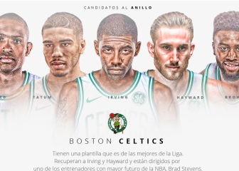 La radiografía en gráfico de los Boston Celtics: candidatos a todo