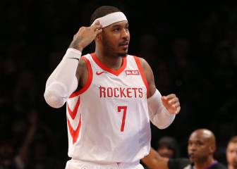 El tiempo de Carmelo Anthony en los Rockets, cerca de acabar