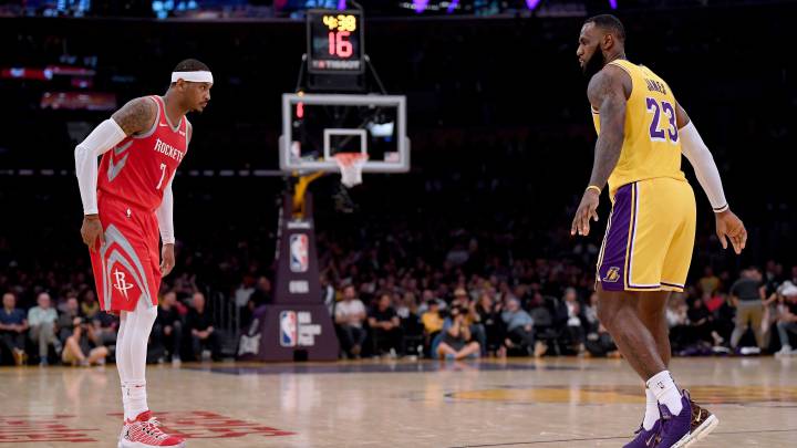 LeBron James quiere a Carmelo Anthony en los Lakers