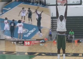 Estilo Tacko Fall: los peculiares tiros libres de este jugador de 2,29