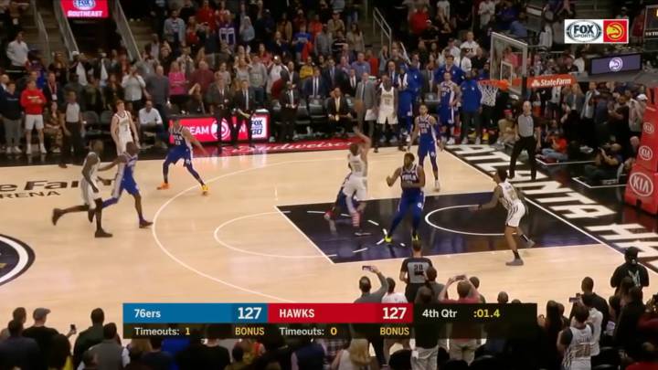 Va para supercrack: Trae Young y su canastón para ganar a los Sixers