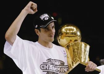 Ginobili ya es leyenda de los San Antonio Spurs