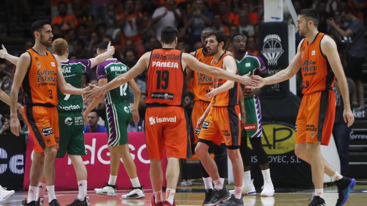 Valencia - Unicaja, Playoff ACB Liga Endesa 2019 en directo