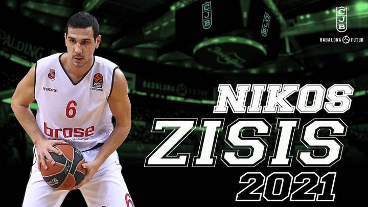 El Joventut ficha al base griego Nikos Zisis por dos temporadas