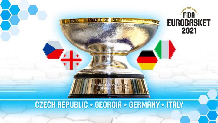 Alemania, Italia, Georgia y República Checa serán sedes del Eurobasket 2021.