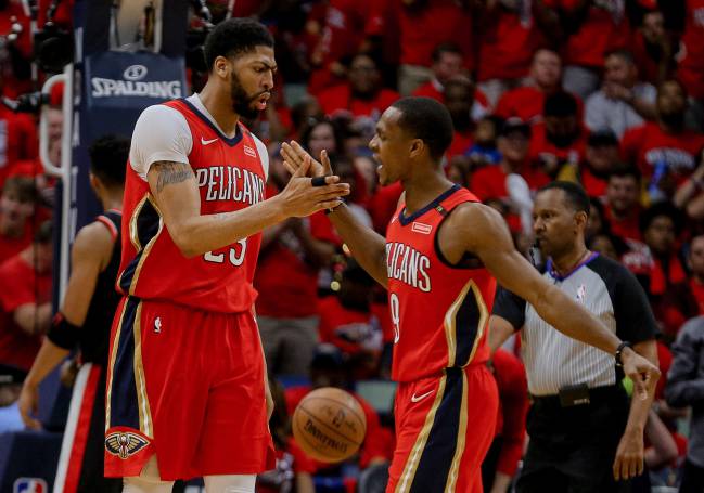 Rondo volvió a recuperar su nivel con los Pelicans en playoffs