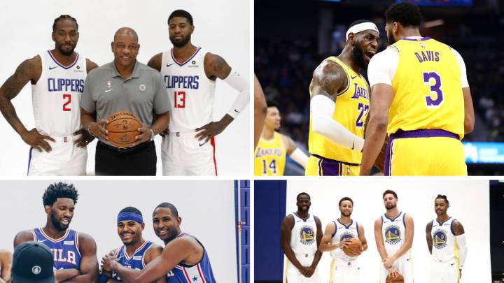 Clippers, Lakers, Sixers y Warriors