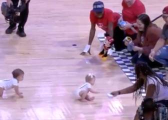 El final más tierno de todas las carreras de bebés de la NBA