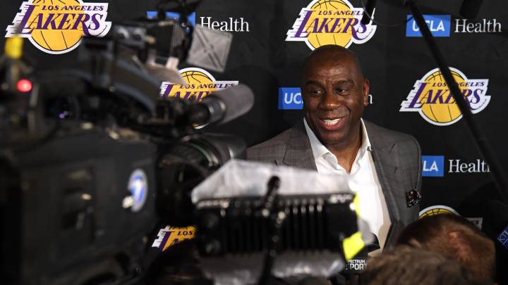 Magic Johnson: "Estos Lakers no estarían donde están sin mí"