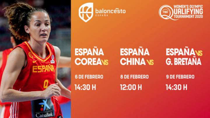 Los horarios de la Selección española de baloncesto para el Preolímpico